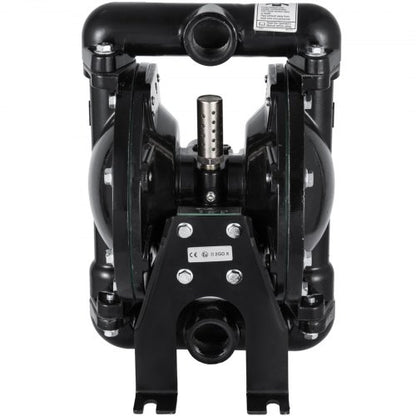 QBY425L1Inch35 Nitrile Diaphragm Pump 1Inch Inlet Outlet 35 GPM Max 120PSI Aluminum Alloy Construct 7