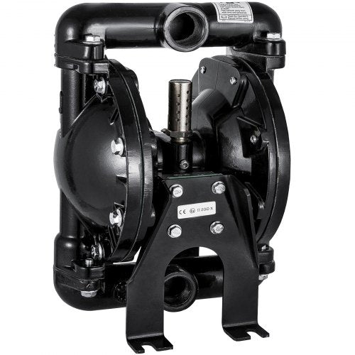 1 Inch Inlet Outlet Aluminum AirOperated Double Diaphragm Pump 35 GPM Max 120 PSI Industrial Use PT 1