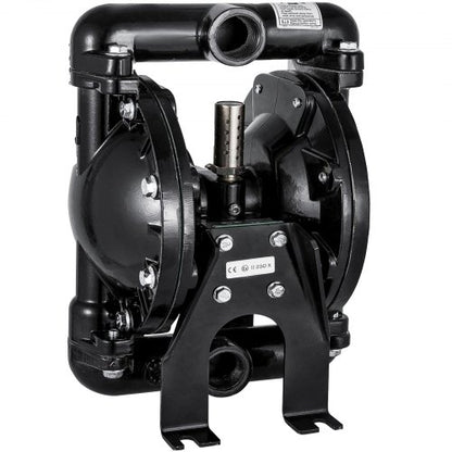 1 Inch Inlet Outlet Aluminum AirOperated Double Diaphragm Pump 35 GPM Max 120 PSI Industrial Use PT 1