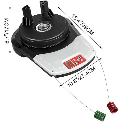 110V Electric Roller Gate Opener Kit Auto Garage Door Opener With 2 Remote Controls For Secure Acce 7