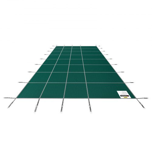 16x32 ft Pool Safety Cover, Heavy-Duty Green Mesh Winter Cover for In-Ground Pools