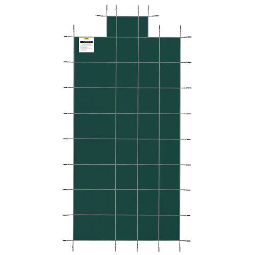 18x36 FT Safety Pool Cover Green Mesh HeavyDuty Winter Cover For Inground Swimming Pools With Cente 7