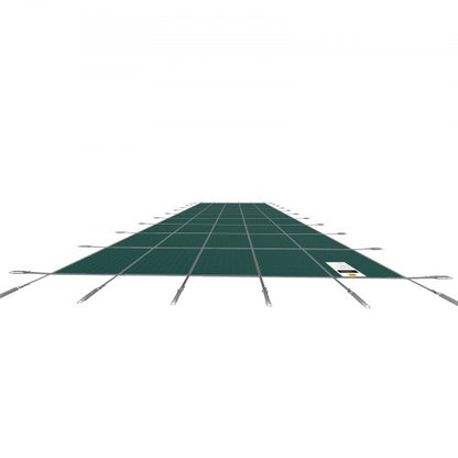 Durable Green Mesh Rectangle Inground Safety Pool Cover HeavyDuty Winter Safety Cover For Swimming  9