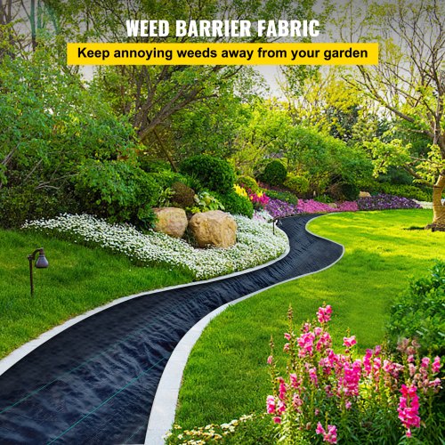 20Year Heavy Duty PP Landscape Fabric Premium Woven Weed Barrier For Outdoor Garden Lawn  Driveway 2