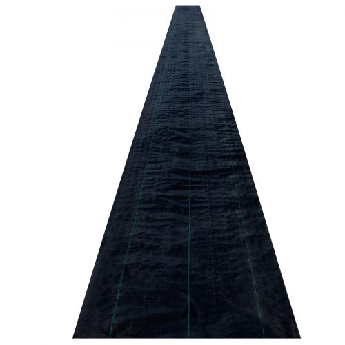 Heavy Duty Woven Weed Barrier Fabric, High Permeability Polyethylene Ground Cover & Geotextile Fabric