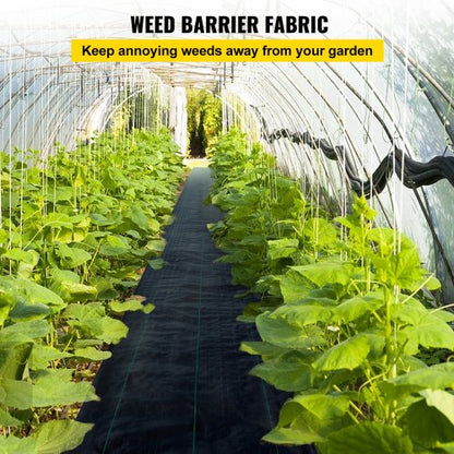 Premium Weed Barrier Fabric Heavy Duty, Woven Landscape Ground Cover, High Permeability Geotextile Fabric