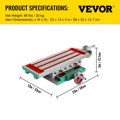 Multifunction Milling Working Table Heavy-Duty Structure, Axis Compound Cross Slide Bench Drill Vise Fixture for Milling