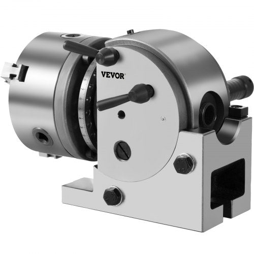 Precision BS0 Dividing Head For Milling Machine Jaw Chuck Rotary Table Set With Tailstock Semi Univ 9