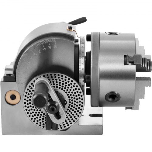 Precision BS0 Dividing Head For Milling Machine Jaw Chuck Rotary Table Set With Tailstock Semi Univ 8