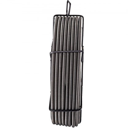 100ft Professional Drain Cleaning Cable 38 Solid Core Cable Sewer Snake For 24 Pipes HeavyDuty Drai 7