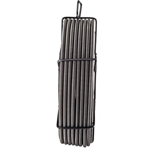 75ft X 38 Auger Snake Pipe Cleaner RustProof Sewer Drain Cable With 4 Cutters For Clog Removal 7