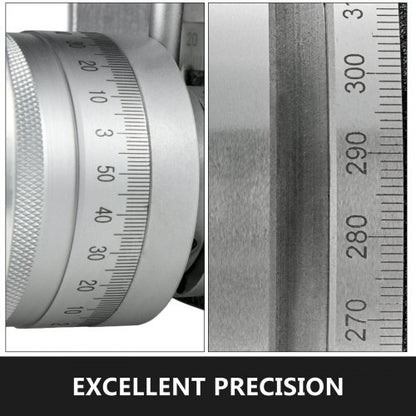 8" Rotary Table for Milling Machine, MT-3 Rotary Table with 360-Degree Precision for Horizontal & Vertical Milling