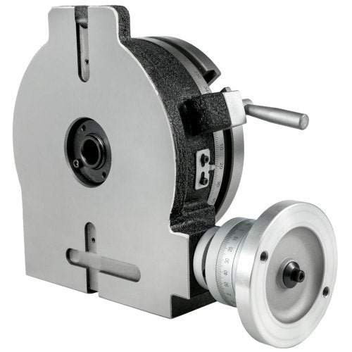 8" Rotary Table for Milling Machine, MT-3 Rotary Table with 360-Degree Precision for Horizontal & Vertical Milling