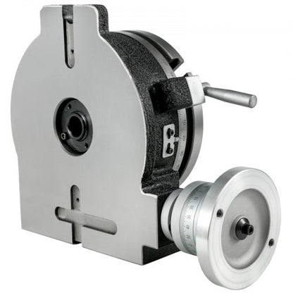 8" Rotary Table for Milling Machine, MT-3 Rotary Table with 360-Degree Precision for Horizontal & Vertical Milling