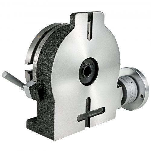 8" Horizontal & Vertical Rotary Table, HV8 Precision 3MT Milling Drilling Machine with Vernier Reading for Boring.