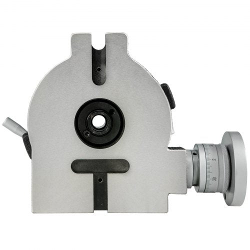 6 Inch Rotary Table for Milling Machine, 4-Slot Horizontal & Vertical Dividing Plates with High Precision