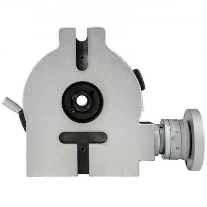 6 Inch Rotary Table for Milling Machine, 4-Slot Horizontal & Vertical Dividing Plates with High Precision