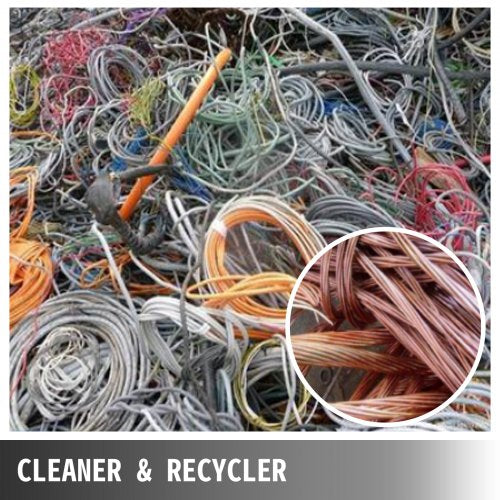 1.5-20mm Manual Wire Stripping Machine, Portable Cable Stripper Tool for Copper Scrap Recycling with Hand Crank