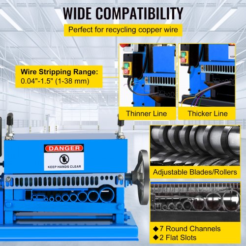 Industrial Wire Stripping Machine 00615 AutomaticManual Copper Wire Stripper With 11 Channels  10 B 4