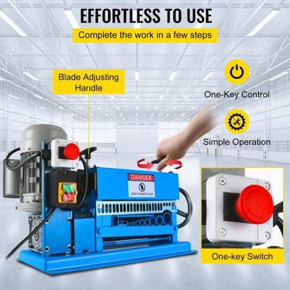 Industrial Wire Stripping Machine 00615 AutomaticManual Copper Wire Stripper With 11 Channels  10 B 6