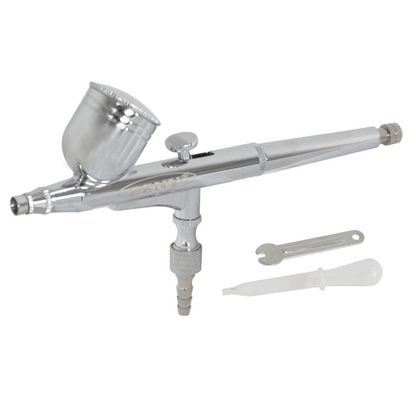 Dual Action Airbrush Kit With TC 100 Compressor For Tattoo And Nail Art 4