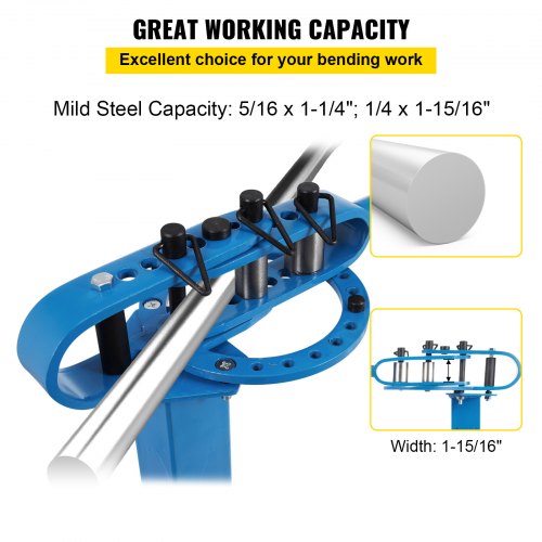Manual Metal Bender Flat Bar  Square Rod Bending 7 Dies Steel Tube Bender With Floor Stand For Fabr 2