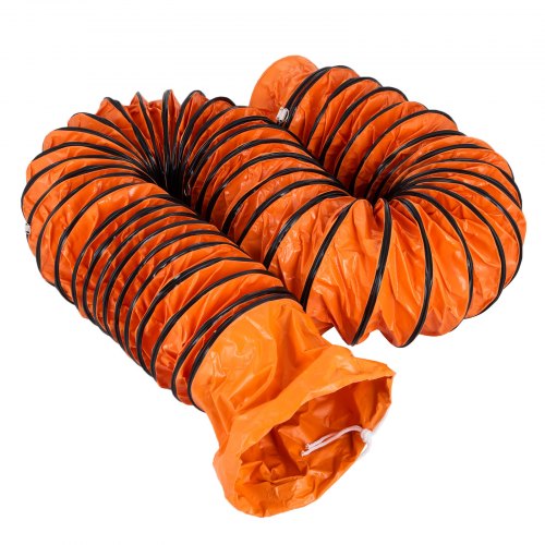 Flexible PVC Ducting Hose for Ventilator Blower, Industrial-Grade Air Ventilation Hose for Exhaust Fan, Factory Use
