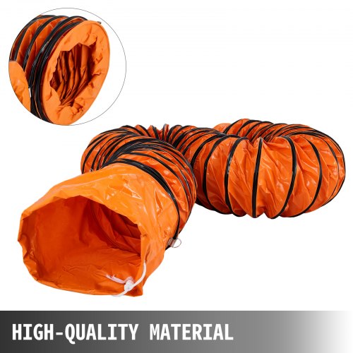 PVC Flexible Ducting Hose, Ventilation Tube for Exhaust Fan & Utility Blower, Flame Retardant Industrial Air Duct Hose