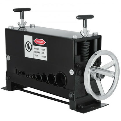 Heavy-Duty Manual Wire Stripping Machine Tool, Cable Stripper for Copper & Aluminum Recycle, Hand Crank Industrial