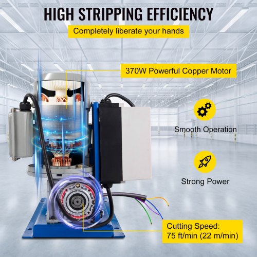 Automatic Wire Stripping Tool, Cable Wire Stripping Machine for Copper Wire Stripper for Scrap Recycling