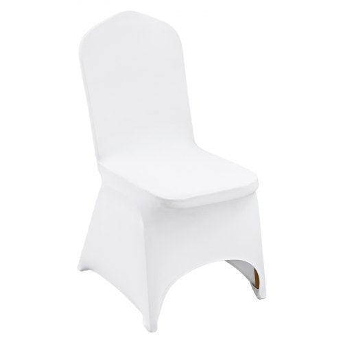 Universal Stretch Spandex Folding Chair Covers 100Pack Washable Arched Front Slipcovers For Wedding 1