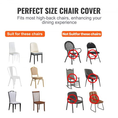 Universal Stretch Spandex Folding Chair Covers 100Pack Washable Arched Front Slipcovers For Wedding 3