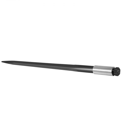3600 Lbs Capacity Black Coated Bale Forks 39 Bale Hay Spike With Hex Nut  Sleeve For Tractors Loade 7