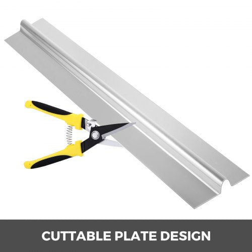4 ft Aluminum PEX Heat Transfer Plates (200 pcs Box), 1/2 Inch Radiant Floor Heating Plates for Enhanced Heat