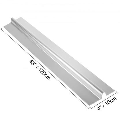4 ft Aluminum PEX Heat Transfer Plates (200 pcs Box), 1/2 Inch Radiant Floor Heating Plates for Enhanced Heat