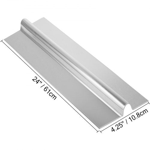 2ft Aluminum PEX Heat Transfer Plates (200 Pcs), 1/2 Inch Radiant Floor Heating Plates for PEX Tubing