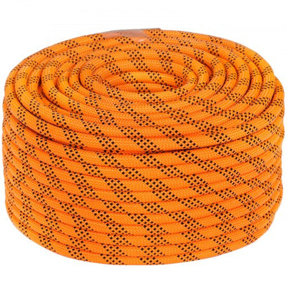 Double Braid Polyester Pulling Rope, Strength Nylon Core Load Rope for Sailing, Towing, Outdoor & Indoor Utility Use