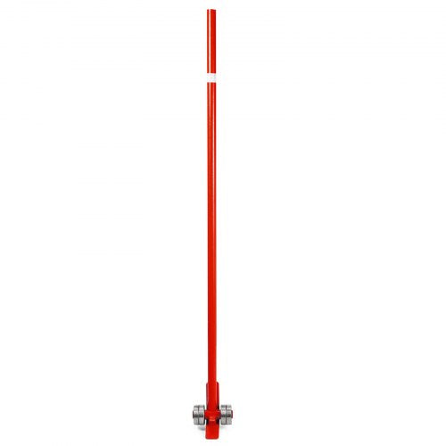 6FT Pry Lever Bar, 6600 lbs Capacity Heavy Duty 3T Prylever Bar with Durable Wheels & Ergonomic Handle