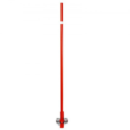 6FT Pry Lever Bar, 6600 lbs Capacity Heavy Duty 3T Prylever Bar with Durable Wheels & Ergonomic Handle
