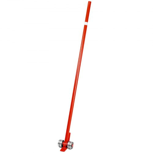 6FT Pry Lever Bar, 6600 lbs Capacity Heavy Duty 3T Prylever Bar with Durable Wheels & Ergonomic Handle