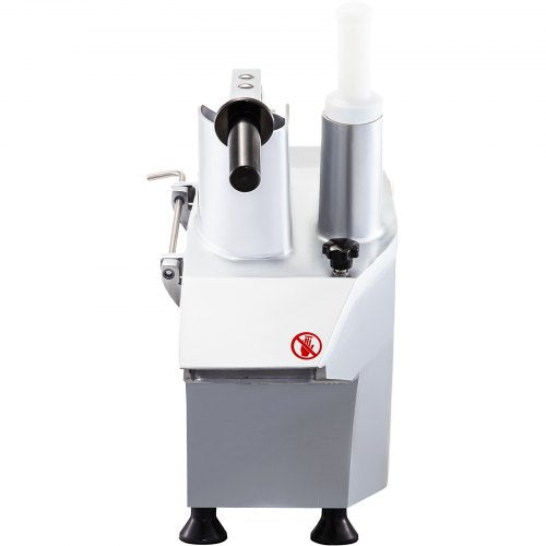 550W Electric Vegetable Slicer, 1600 RPM Stainless Steel Vegetable Processor with 6 Detachable Blades