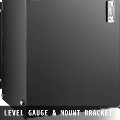 Hydraulic Oil Tanks Fuel Tank, Heavy Duty Steel Hydraulic Reservoir with Filter, Strainer, Breather Cap & Temp Gauge