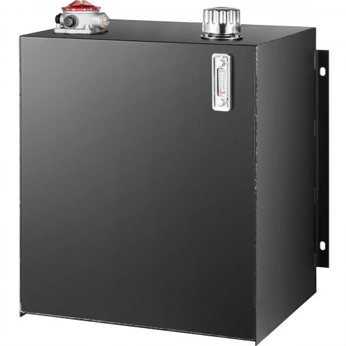 Hydraulic Oil Tanks Fuel Tank, Heavy Duty Steel Hydraulic Reservoir with Filter, Strainer, Breather Cap & Temp Gauge