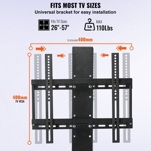 28 Motorized TV Lift Mount Height Adjustable 3865 For Max 50 TVs 132 Lbs Capacity With Remote Contr 4