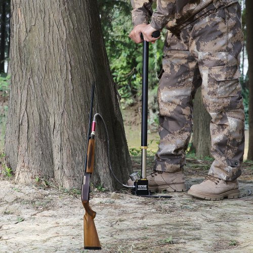 4500PSI High Pressure Hand Pump, 3-Stage PCP Airgun Stirrup Pump for Air Rifle Filling, Hunting & Scuba Tanks