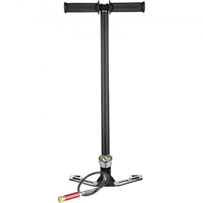 4500PSI High Pressure Hand Pump 3Stage PCP Airgun Stirrup Pump For Air Rifle Filling Hunting  Scuba 10