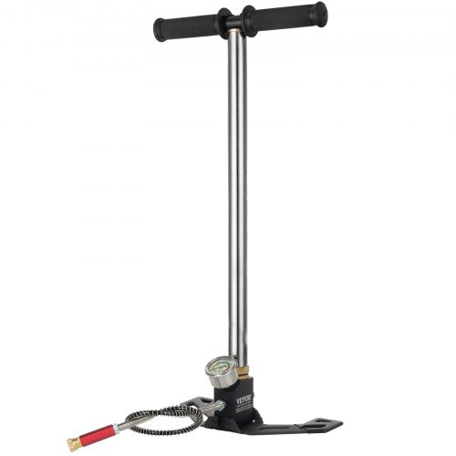 4500PSI PCP Air Pump 3Stage High Pressure Hand Pump For Airguns Rifles  Inflatables 9
