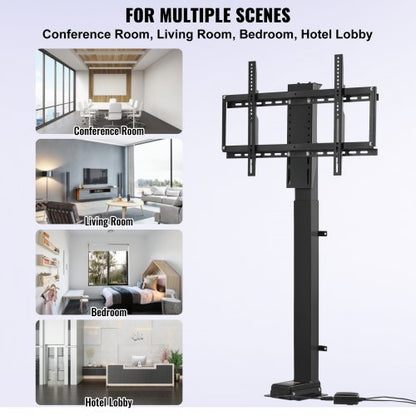 Motorized TV Lift 394 Stroke Length HeightAdjustable TV Mount For 3270 Inch TVs With Remote Control 6