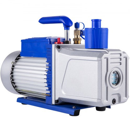 12CFM 1HP Vane Vacuum Pump DualStage HVAC Rotary Pump For Auto AC Repair  Refrigerant Evacuation 8