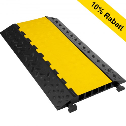 5Channel Heavy Duty Cable Protector Ramp Extreme Rubber Cable Cover For Wires  Cords 88K Lbs Capaci 6